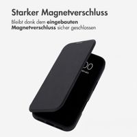 imoshion Transparente Bookcase mit MagSafe Apple iPhone 18 Pro / 17 Pro - Schwarz