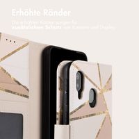 imoshion Design Klapphülle Samsung Galaxy A20e - Beige Graphic