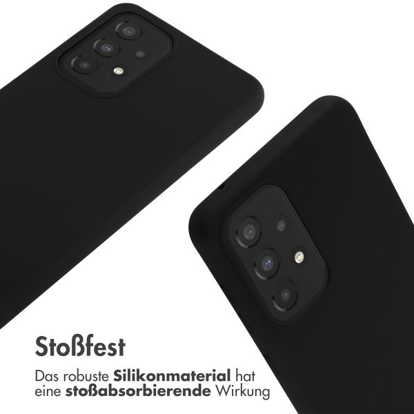 imoshion SilikonHülle mit Band Samsung Galaxy A33 - Schwarz