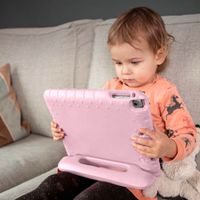 imoshion Schutzhülle mit Handgriff kindersicher Samsung Galaxy Tab A9 8.7 Zoll - Hellrosa