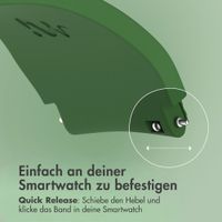 imoshion Flexibles Silikonarmband - Universeller 20-mm-Anschluss - Dunkelgrün