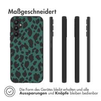 imoshion Design Hülle für das Samsung Galaxy A34 (5G) - Leopard - Grün / Schwarz