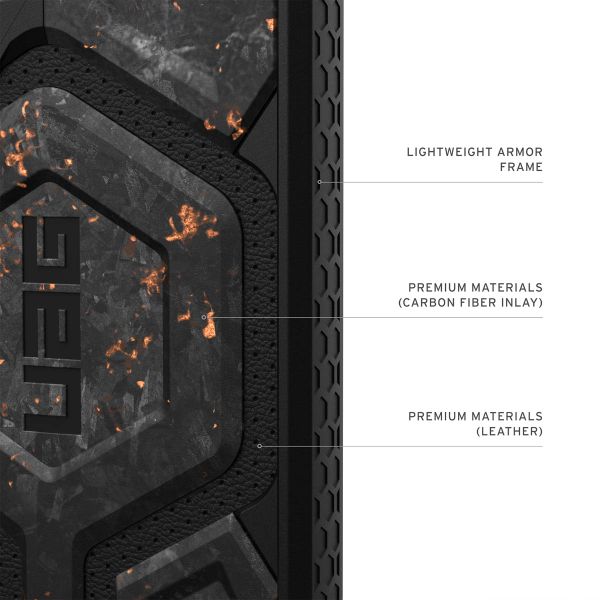 UAG Monarch Pro Backcover Samsung Galaxy S25 Ultra - Forged Carbon