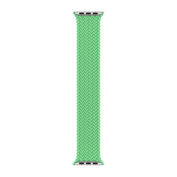 Apple Geflochtenes Solo Loop für  Apple Watch | 44/45/46/49 mm - Größe 8 - Bright Green