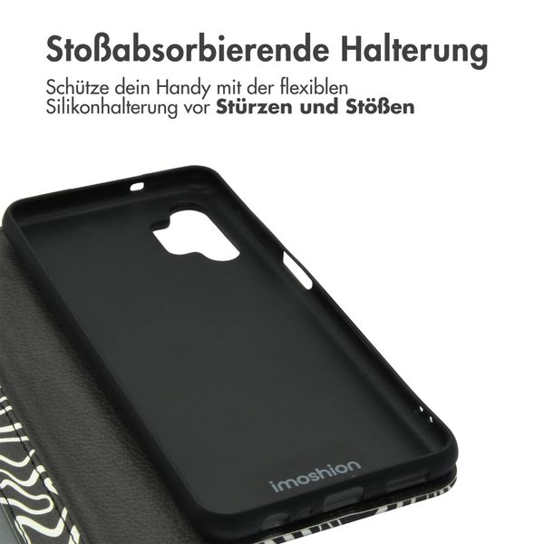 imoshion Design Klapphülle Samsung Galaxy A13 (5G) - Black And White