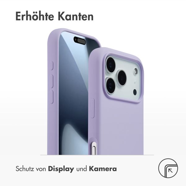 Accezz Liquid Silikoncase mit MagSafe Apple iPhone 17 Pro - Paars