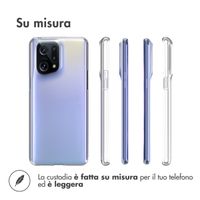 Accezz Clear TPU Backcover Oppo Find X5 Pro 5G - Transparent