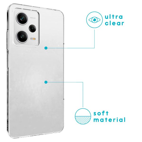 imoshion Gel Case für das Xiaomi Redmi Note 12 Pro - Transparent