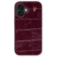 iDeal of Sweden MagSafe-Hülle aus veganem Leder Apple iPhone 17 - Fine Wine Croco