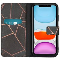 imoshion Design TPU Klapphülle für das iPhone 11 - Black Graphic