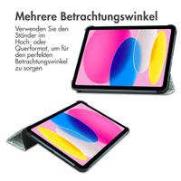 imoshion Design Trifold Klaphülle Apple iPad 11 (2025) 11 Zoll A16 / iPad 10 (2022) 10.9 Zoll - Botanica