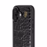 iDeal of Sweden MagSafe-Hülle aus veganem Leder Apple iPhone 17 - Black Croco