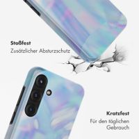 Selencia Vivid Back Cover Samsung Galaxy S25 - Holographic Blue Dream