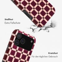 Selencia Vivid Rückabdeckung mit MagSafe Apple iPhone 18 Pro Max / 17 Pro Max - Check This Burgundy