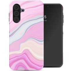 Selencia Vivid Back Cover Samsung Galaxy A26 - Pastel Lipstick Marble