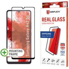 Displex Bildschirmschutzfolie Real Glass Full Cover für das Samsung Galaxy A42