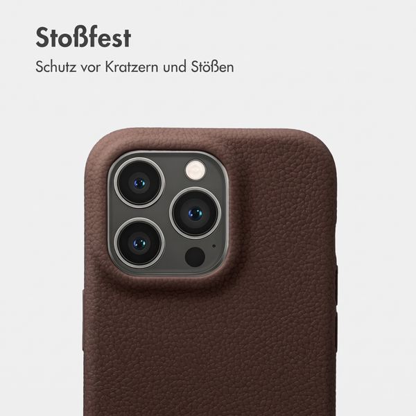 imoshion Texture Backcover Apple iPhone 13 Pro - Dunkelbraun