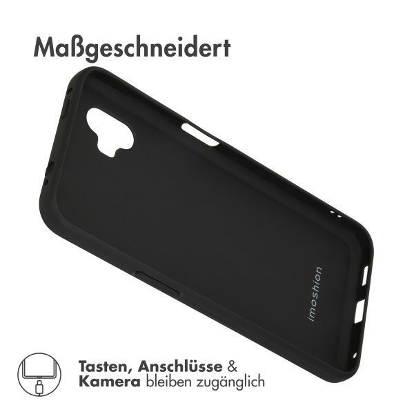 imoshion Color TPU Hülle für das Samsung Galaxy Xcover 6 Pro - Schwarz