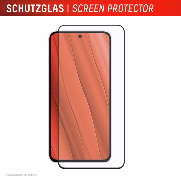 Displex Bildschirmschutzfolie Real Glass Full Cover Samsung Galaxy S24 FE / S25 FE