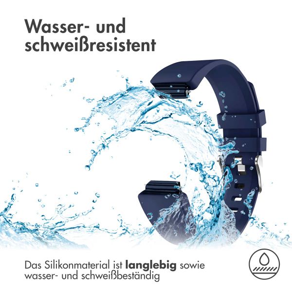 imoshion Silikonarmband für das Fitbit Ace 2 - Dunkelblau