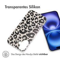 imoshion Design Hülle Apple iPhone 16 - Leopard Transparent