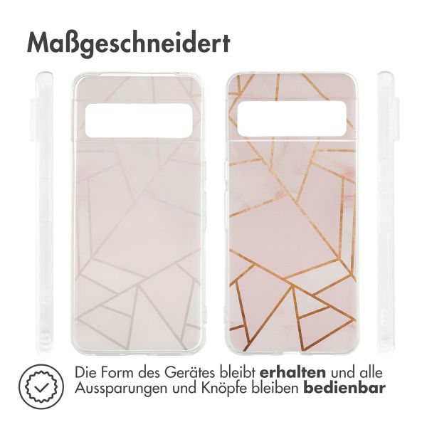 imoshion Design Hülle Google Pixel 8 Pro - Pink Graphic