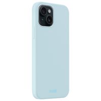 Holdit Silicone Case für das iPhone 15 - Mineral Blue