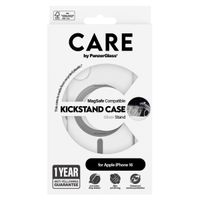 CARE by PanzerGlass Kickstand Case MagSafe für das iPhone 16 - Silber