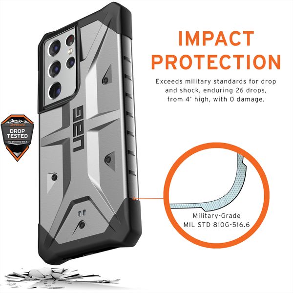 UAG Pathfinder Case für das Samsung Galaxy S21 Ultra - Silber