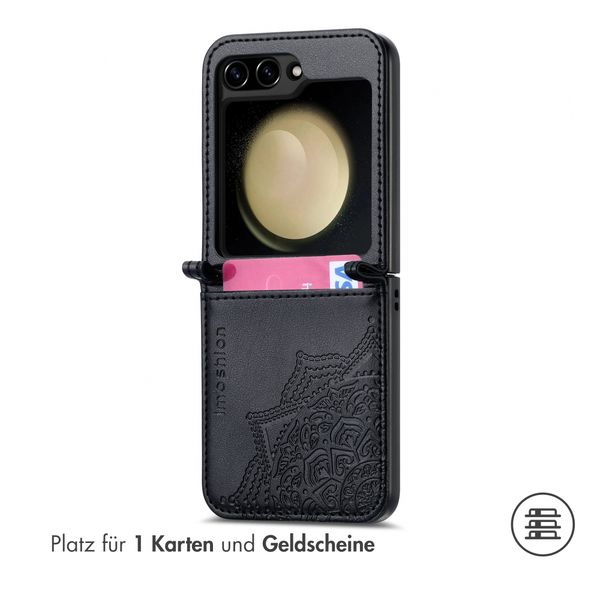 imoshion Mandala Klapphülle Samsung Galaxy Z Flip 5 - Schwarz