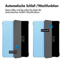 imoshion Trifold Klapphülle Apple iPad Air 11 Zoll (2026) M4 / (2025) M3 / (2024) M2 / Air 5 (2022) / Air 4 (2020) - Hellblau
