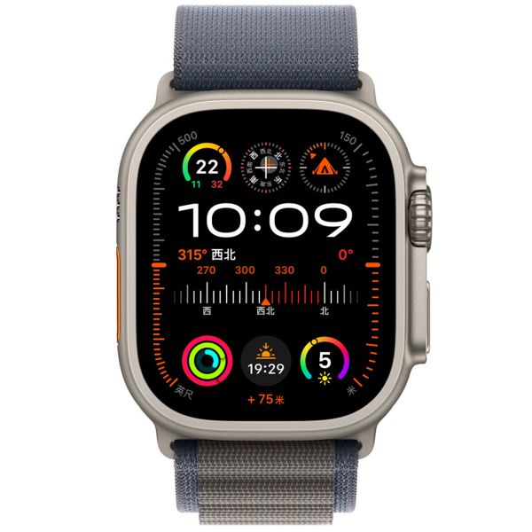 WiWu Alpine-Nylonarmband für die Apple Watch Series 1 bis 10 / SE / Ultra (2) (44/45/46/49 mm) - Blau