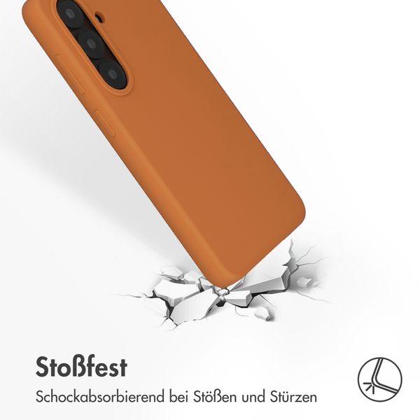 Accezz Liquid Silikoncase mit MagSafe Samsung Galaxy S26 - Orange