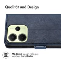 imoshion Luxuriöse Klapphülle Xiaomi Redmi Note 14 (4G) - Dunkelblau