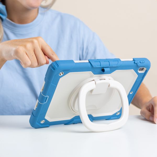 imoshion Rugged Kindersicher Schutzhülle Apple iPad 9 (2021) 10.2 Zoll / iPad 8 (2020) 10.2 Zoll / iPad 7 (2019) 10.2 Zoll - Blau