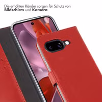 Selencia Echtleder Klapphülle Google Pixel 9A - Rot