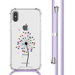 imoshion Design Hülle mit Band Apple iPhone X / Xs - Sandstone Dandelion