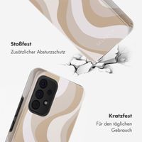 Selencia Vivid Tough Back Cover für das Samsung Galaxy A53 - Desert Waves Beige