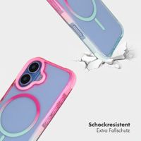 Selencia Gradient MagSafe Back Cover Apple iPhone 17 - Rosa / Blau