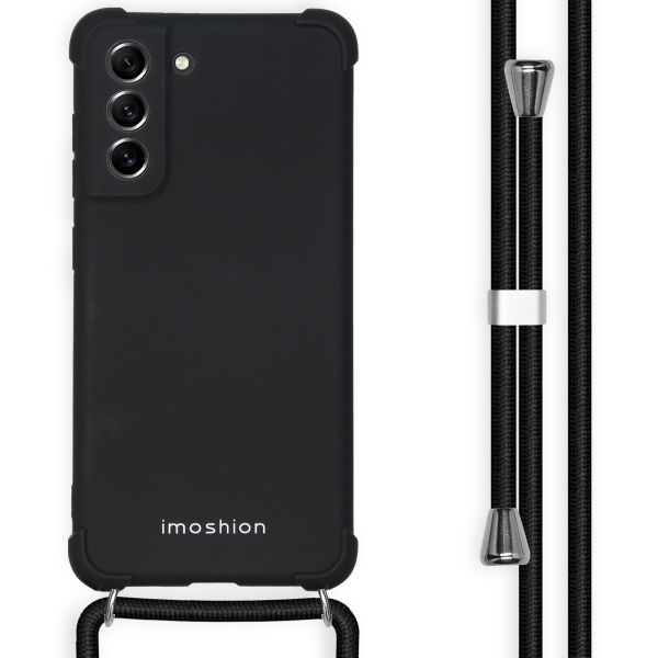 imoshion Color Backcover mit Band Samsung Galaxy S21 FE - Schwarz