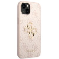 Guess 4G Metal Logo Back Cover für das iPhone 14 - Rosa