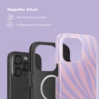 Selencia Vivid Rückabdeckung mit MagSafe Apple iPhone 15 Pro - Zebra Light Pink Lilac