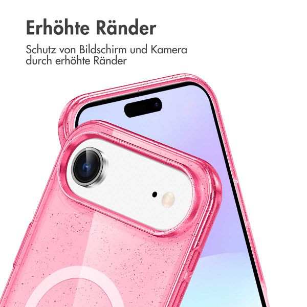 imoshion Sparkle Back Cover mit MagSafe Apple iPhone Air - Rosa
