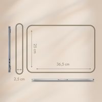 Selencia Cord Laptop Hülle 15-16 Zoll - Laptop Sleeve - Pistache Cream