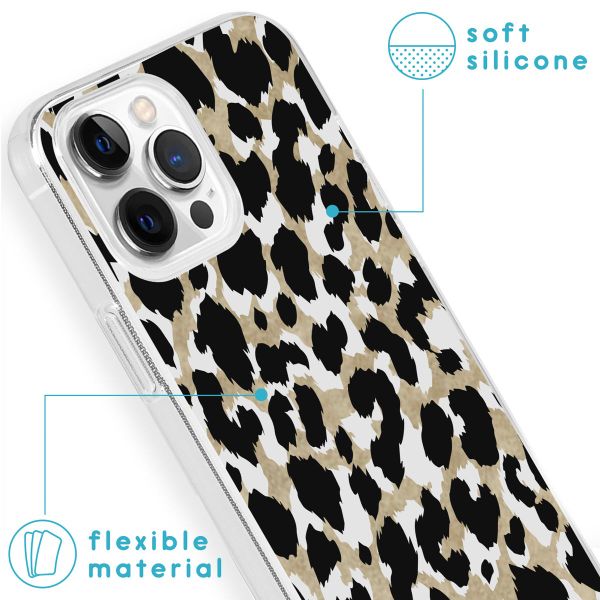 imoshion Design Hülle für das iPhone 13 Pro - Leopard / Schwarz