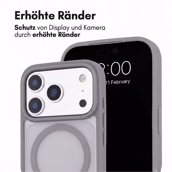 imoshion Color Guard Back Cover mit MagSafe Apple iPhone 18 Pro / 17 Pro - Grau