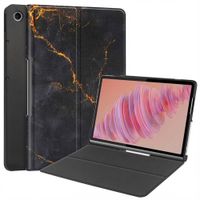 imoshion Design Klapphülle Lenovo Tab Plus - Black Marble