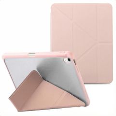 imoshion Origami Klapphülle Apple iPad 9 (2021) 10.2 Zoll / iPad 8 (2020) 10.2 Zoll / iPad 7 (2019) 10.2 Zoll - Rosa