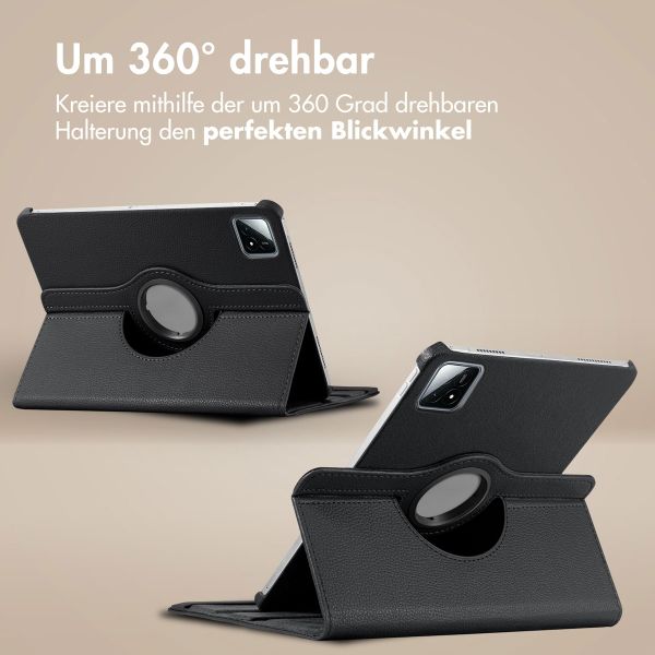 imoshion 360° drehbare Klapphülle für das Xiaomi Pad 6S Pro 12.4 - Schwarz
