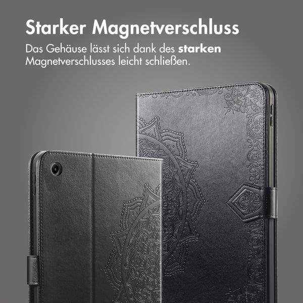 imoshion Mandala Klapphülle Samsung Galaxy Tab A11 Plus - Schwarz